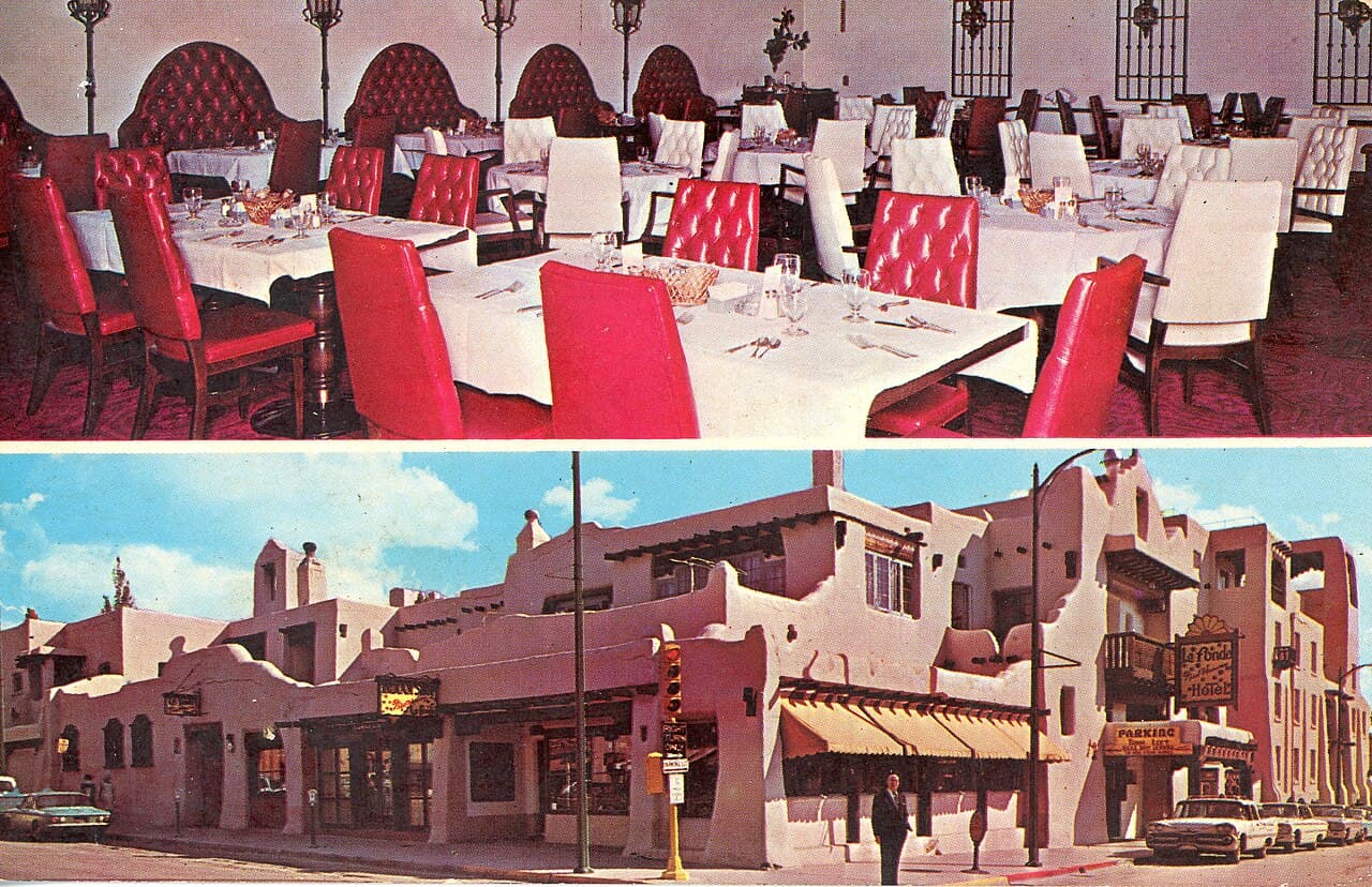 The La Fonda hotel on the Santa Fe plaza.