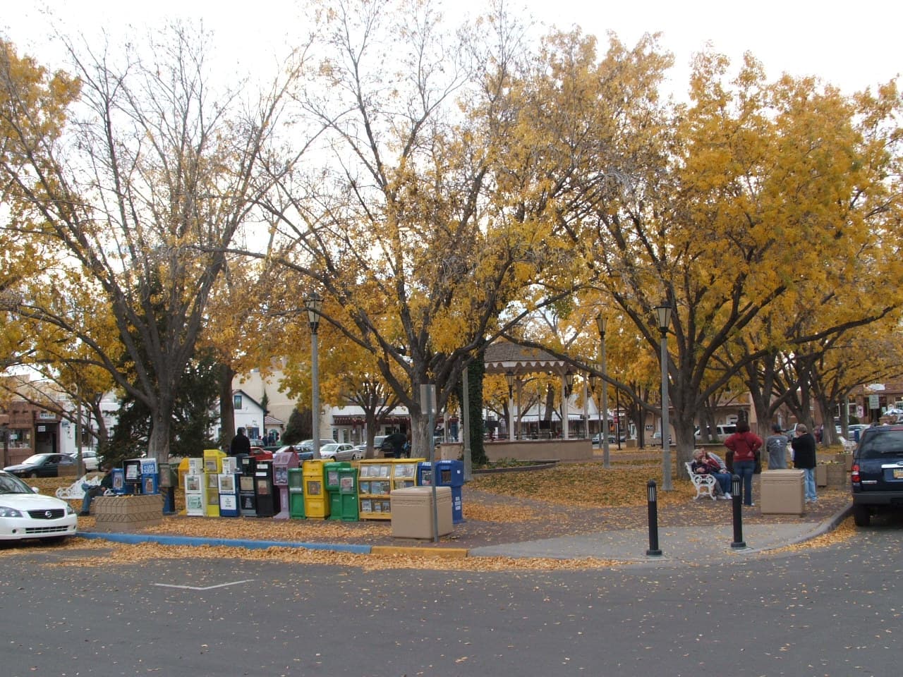 Old Town Plaza in historic Old Town Albuquerque, New Mexico