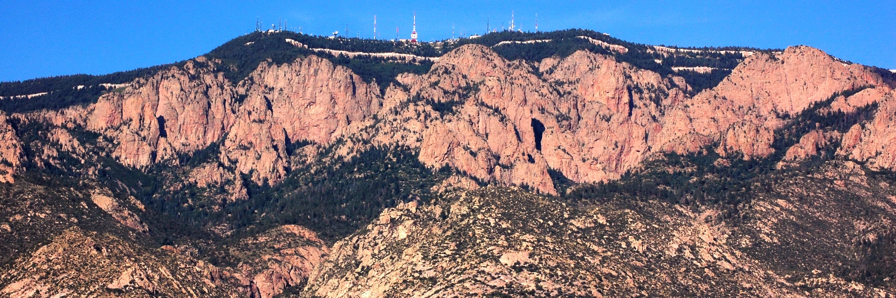 Panoramic view from Sandia Crest near Albuquerque