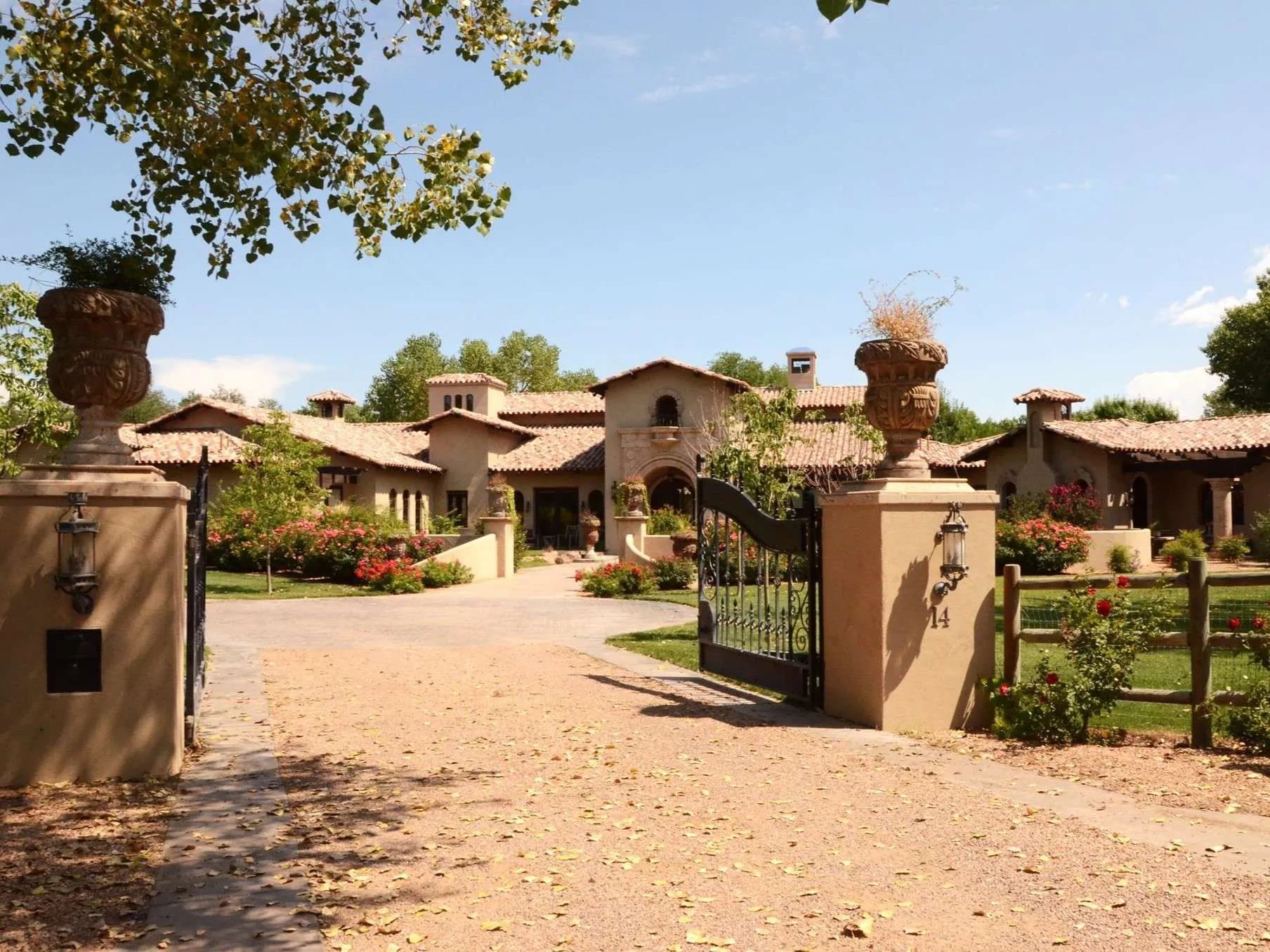 Estate in Corrales used for the cartel dinner scene in Sicario