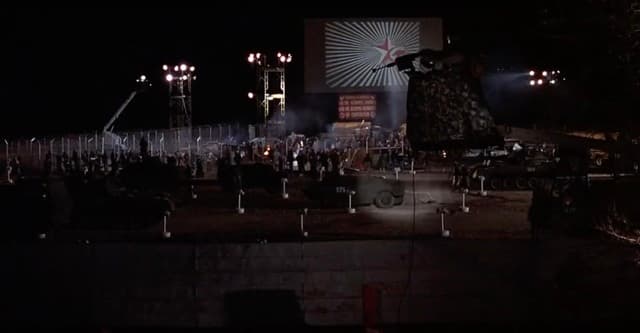 Fort Union Drive-In, Soviet reeducation camp in Red Dawn
