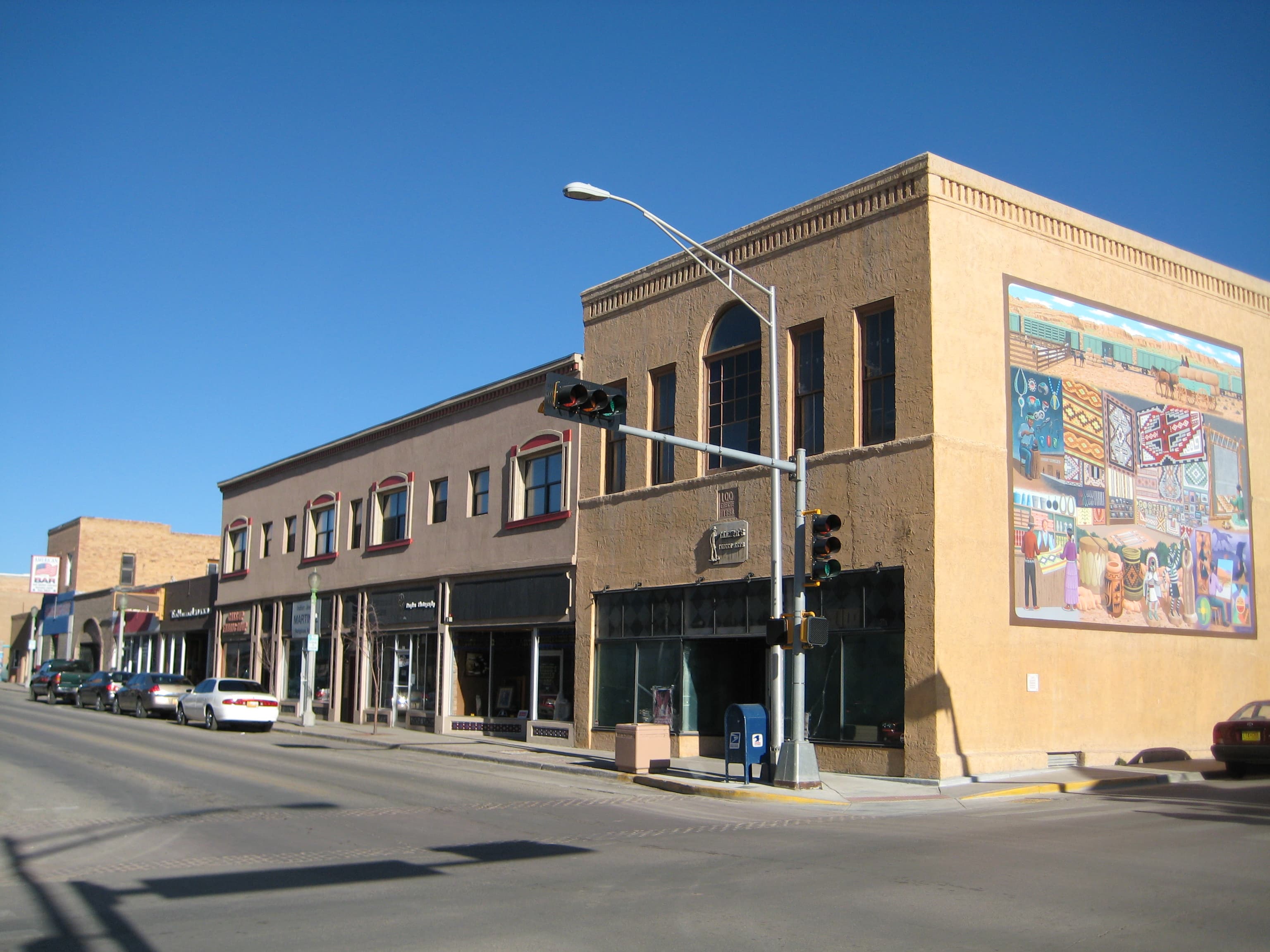 Coal Street in downtown Gallup, New Mexico along the historic Route 66 corridor