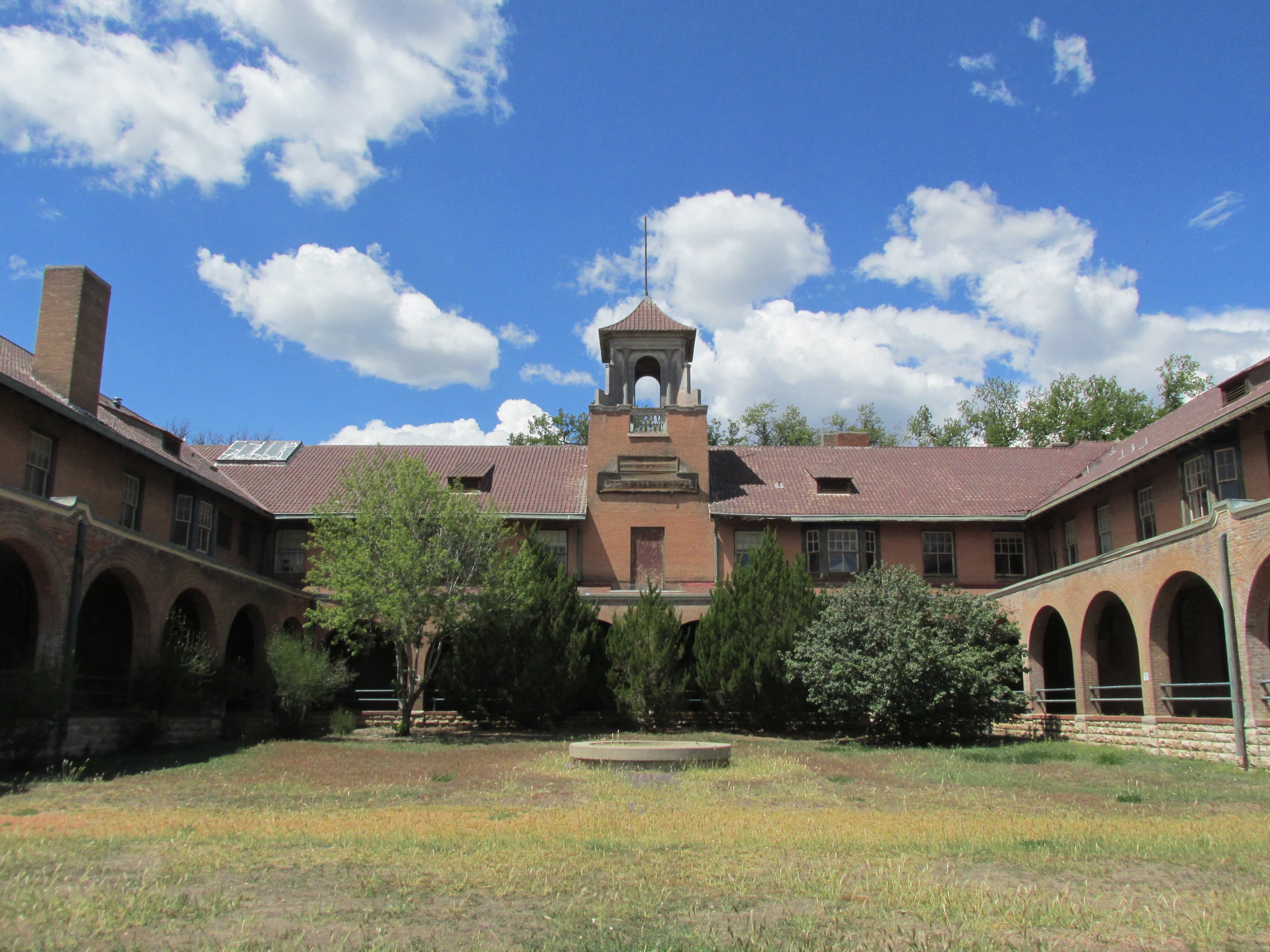 Castaneda Hotel in the Railroad Avenue Historic District, Las Vegas, New Mexico