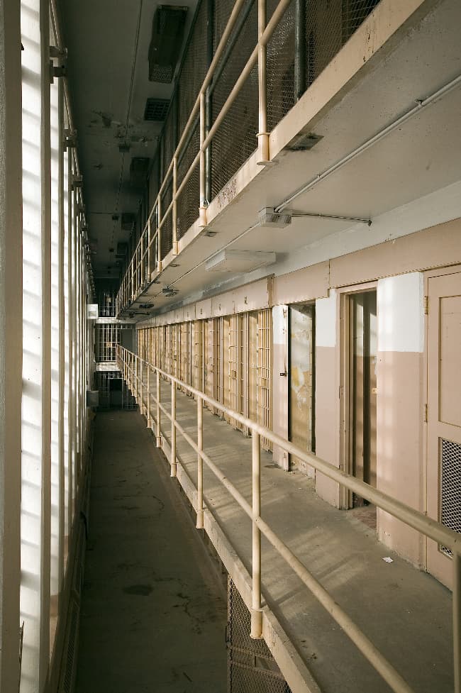 Unit 4 wing of the New Mexico State Penitentiary interior