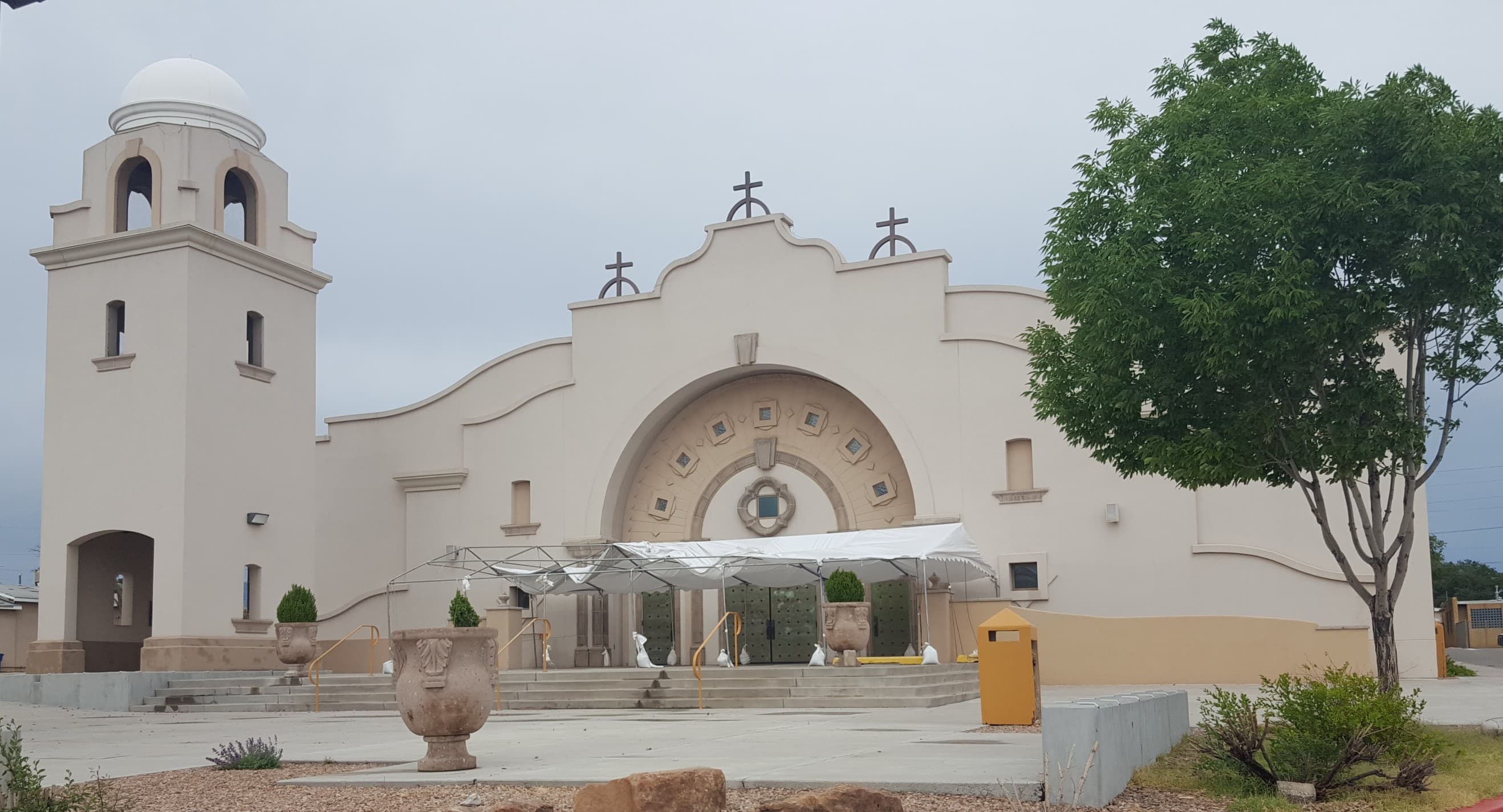 Exterior of San Jose Catholic Church in Albuquerque, New Mexico