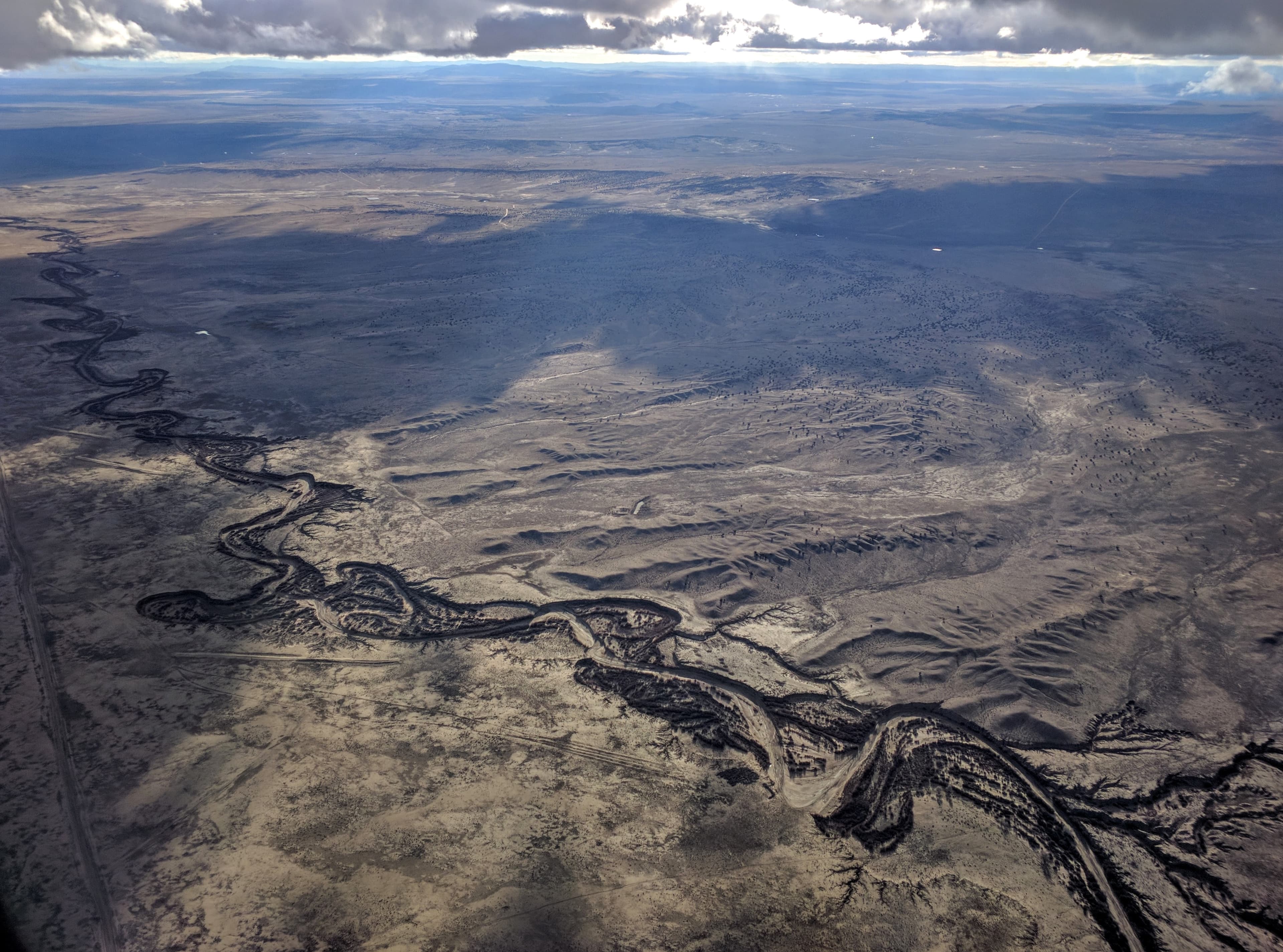 Rio Puerco at the eastern edge of the Tohajiilee Indian Reservation, west of Albuquerque