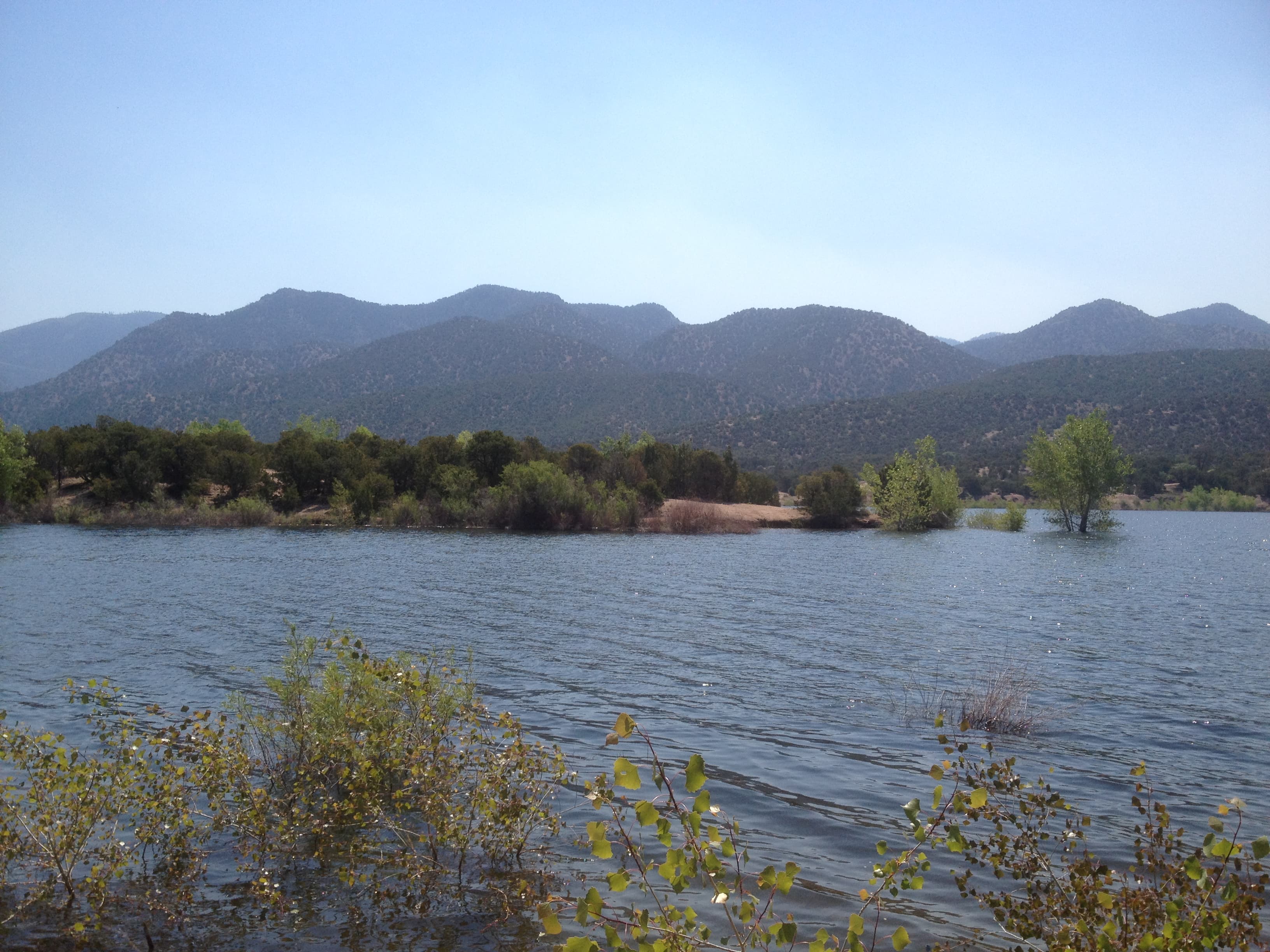 Nambe Falls and Lake near Nambe Pueblo