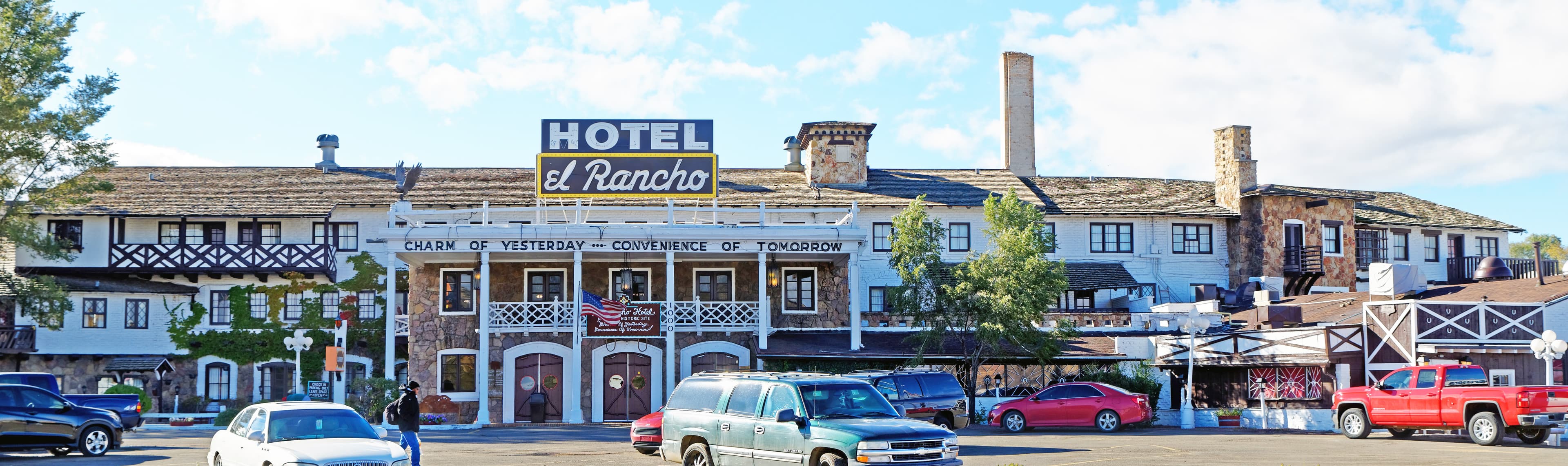 Historic El Rancho Hotel and Motel on Route 66 in Gallup, New Mexico