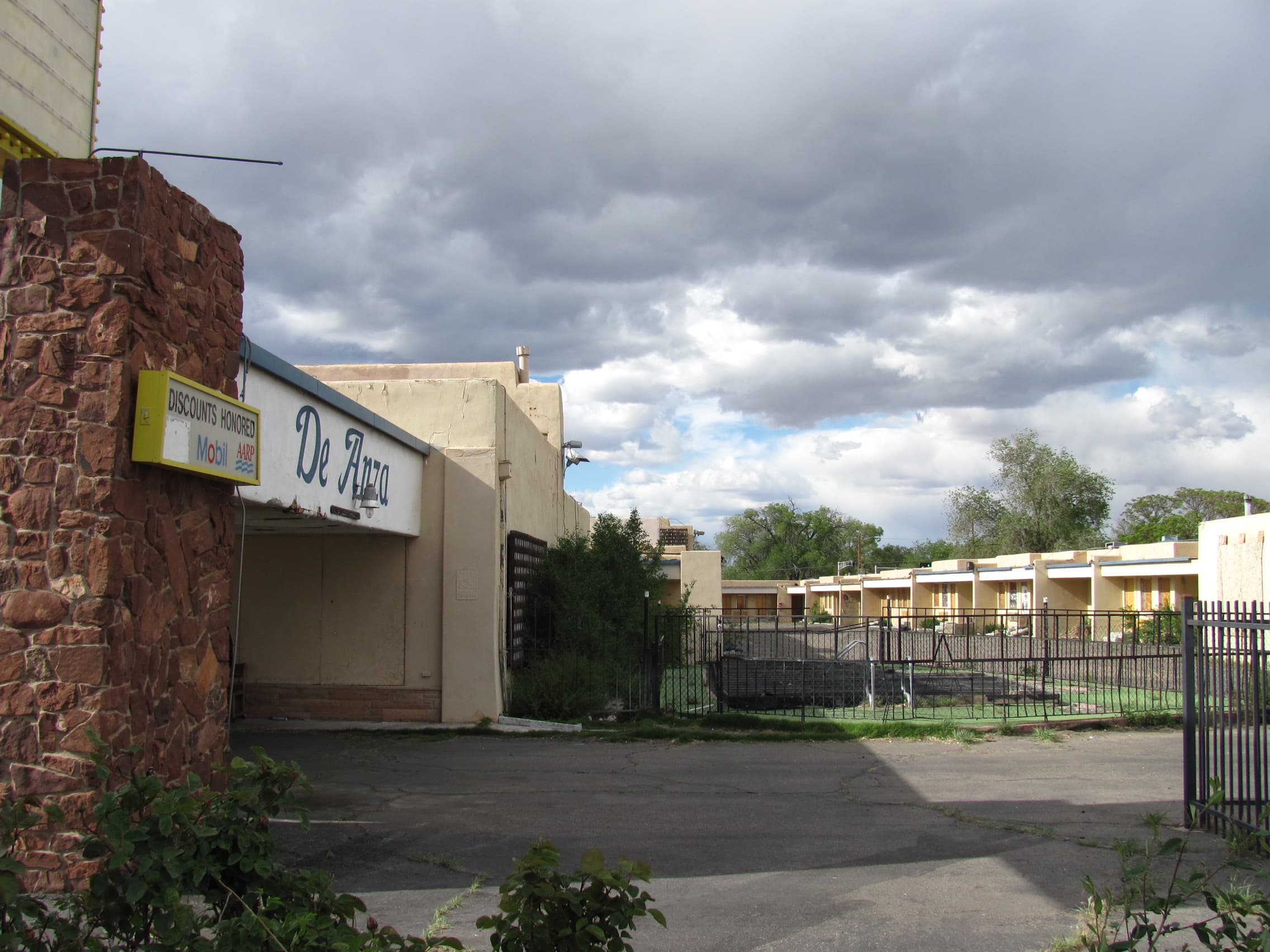 De Anza Motor Lodge on Route 66 in the Nob Hill neighborhood of Albuquerque, New Mexico