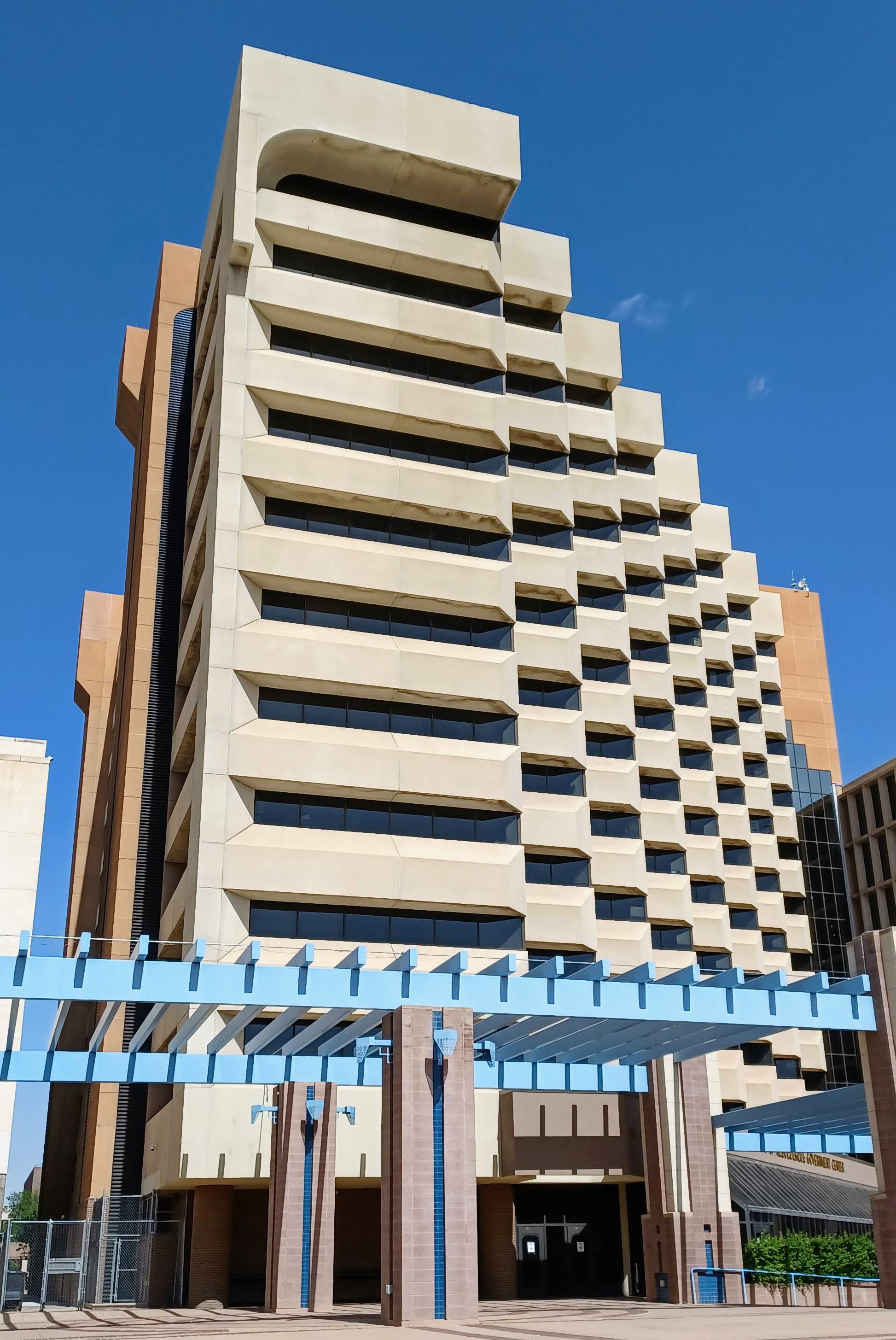 Civic Plaza in downtown Albuquerque