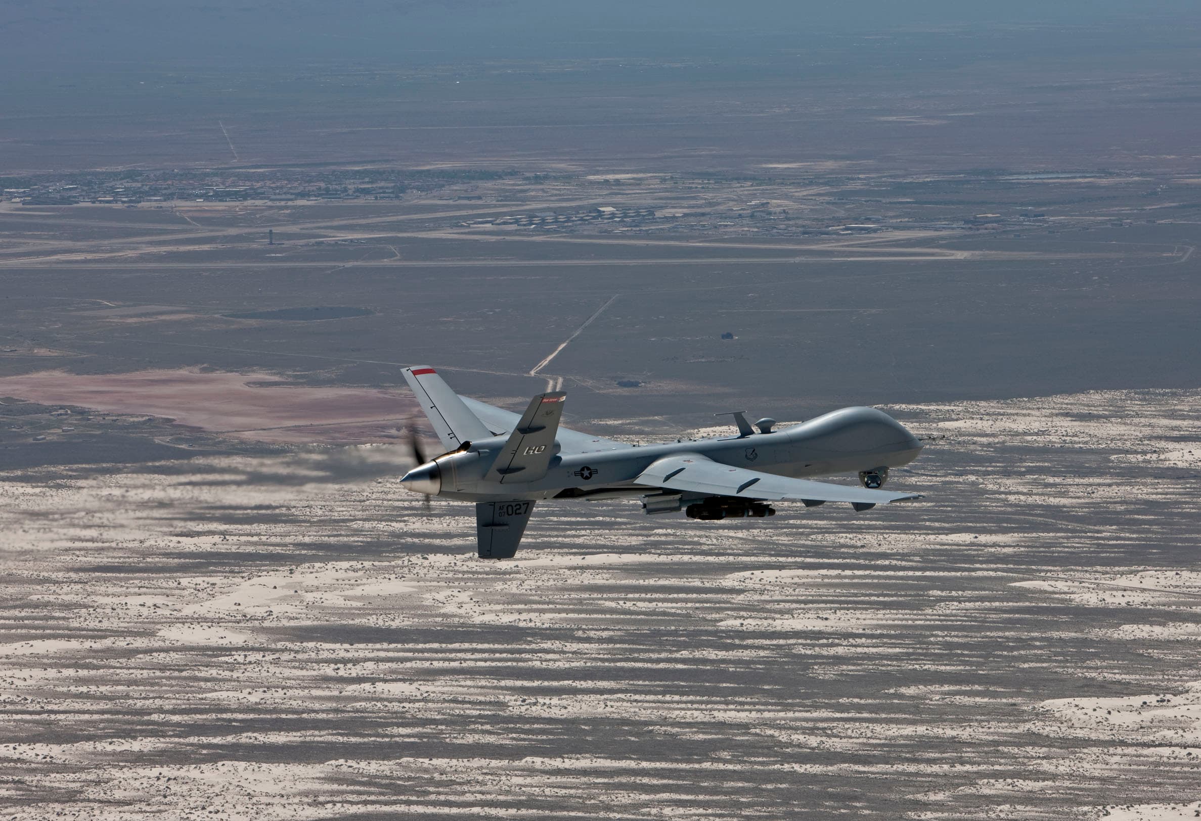 MQ-9 Reaper over Holloman Air Force Base