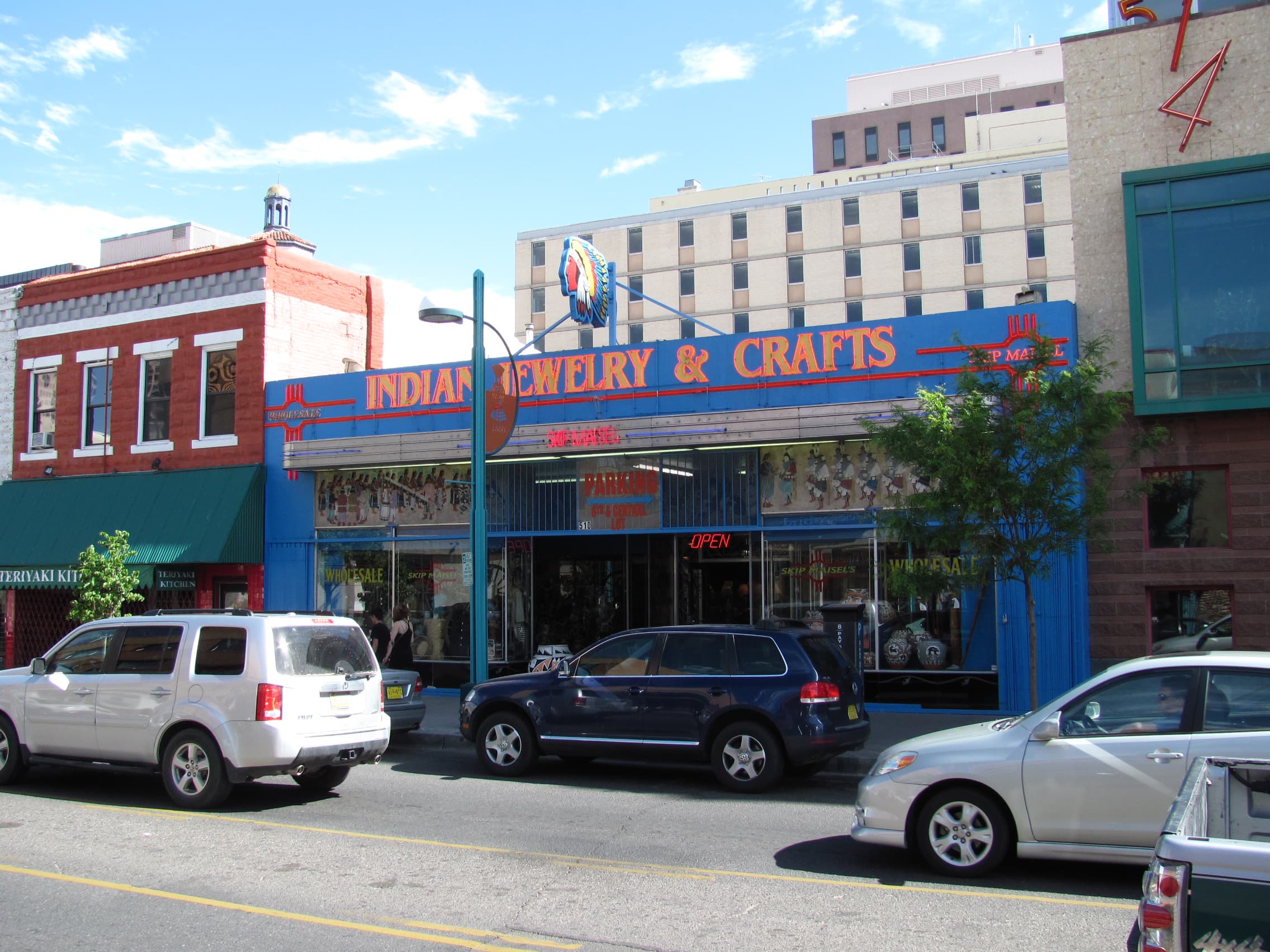 Maisel's Indian Trading Post building on Central Avenue in Albuquerque, New Mexico, a National Register landmark